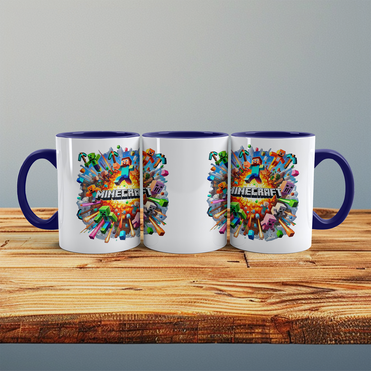 Minecraft Tasse – Perfektes Geschenk für Gamer – Kreative Kaffeetasse mit Minecraft-Motiv 7 – Ideal für Kinder und Erwachsene