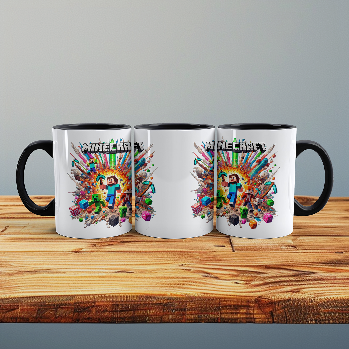 Minecraft Tasse – Perfektes Geschenk für Gamer – Kreative Kaffeetasse mit Minecraft-Motiv 9 – Ideal für Kinder und Erwachsene