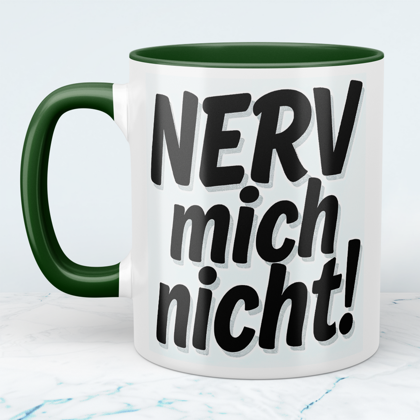 Kaffeepause mit Humor: NERV mich nicht! – Die perfekte Tasse für Kollegen