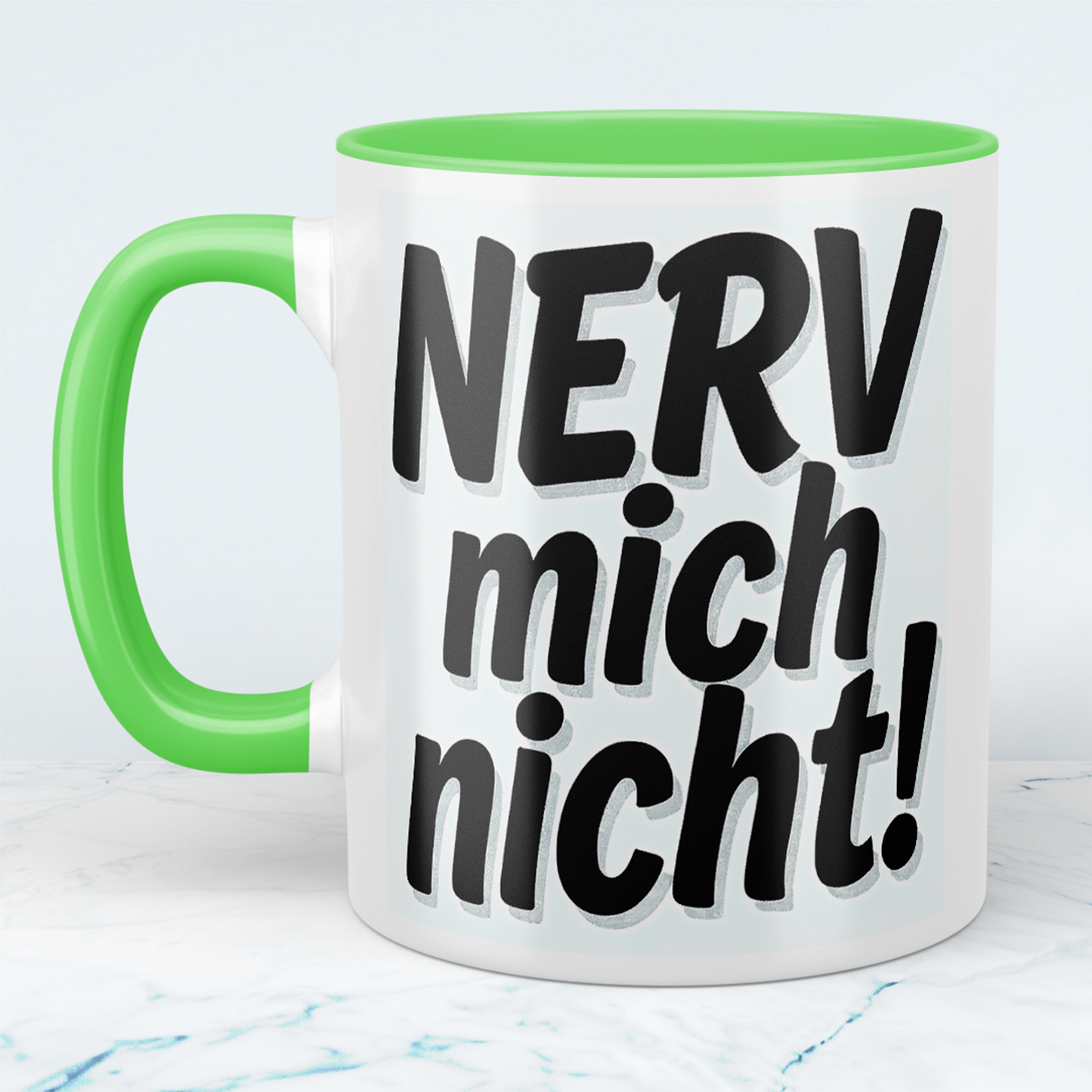Kaffeepause mit Humor: NERV mich nicht! – Die perfekte Tasse für Kollegen