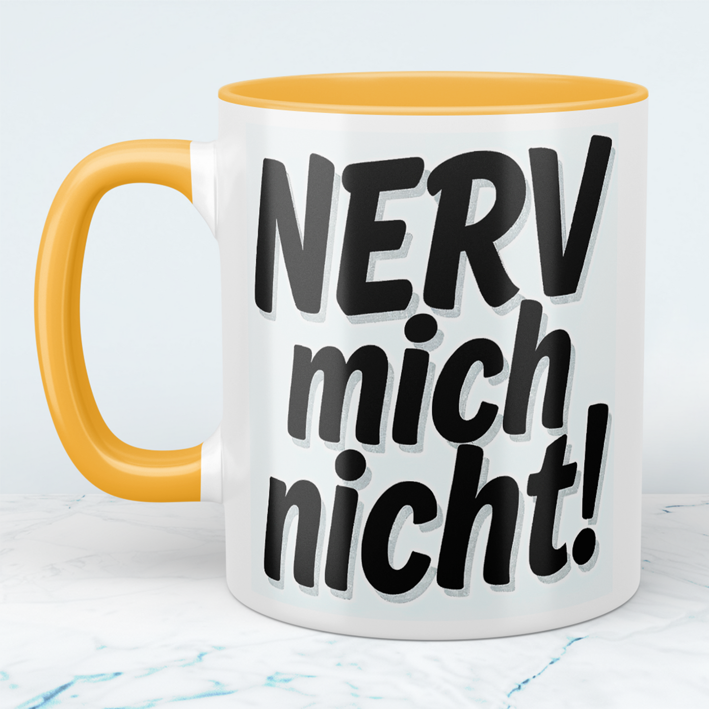 Kaffeepause mit Humor: NERV mich nicht! – Die perfekte Tasse für Kollegen