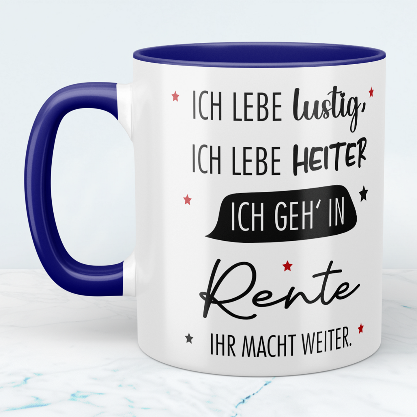 Renten Spar-Set für Männer – Tasse & T-Shirt mit Spruch | -20% Bundle Angebot
