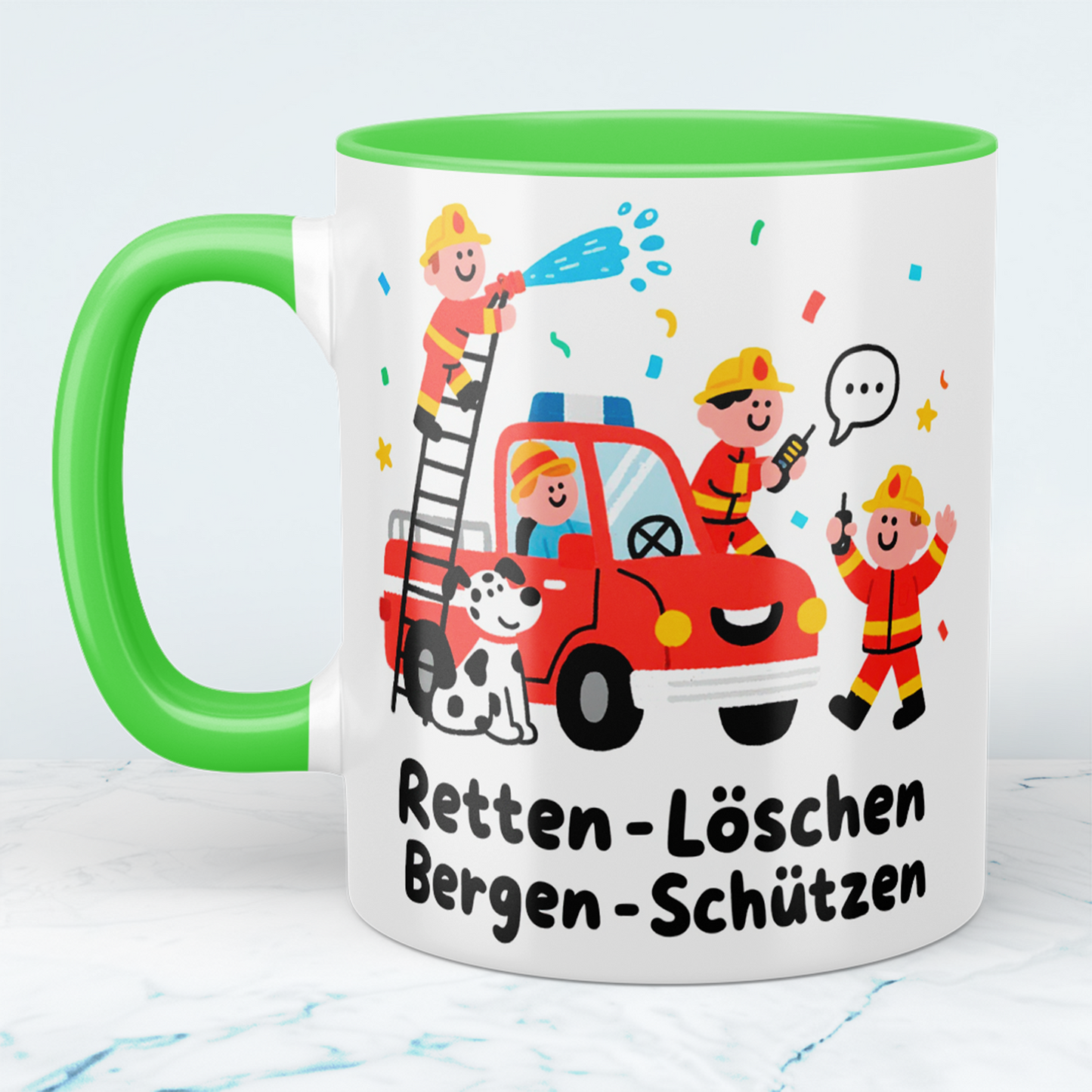 3D mug sloth - good morning coffee, sublimation print, mug size 11oz (330 ml), beautiful motif, various colors available