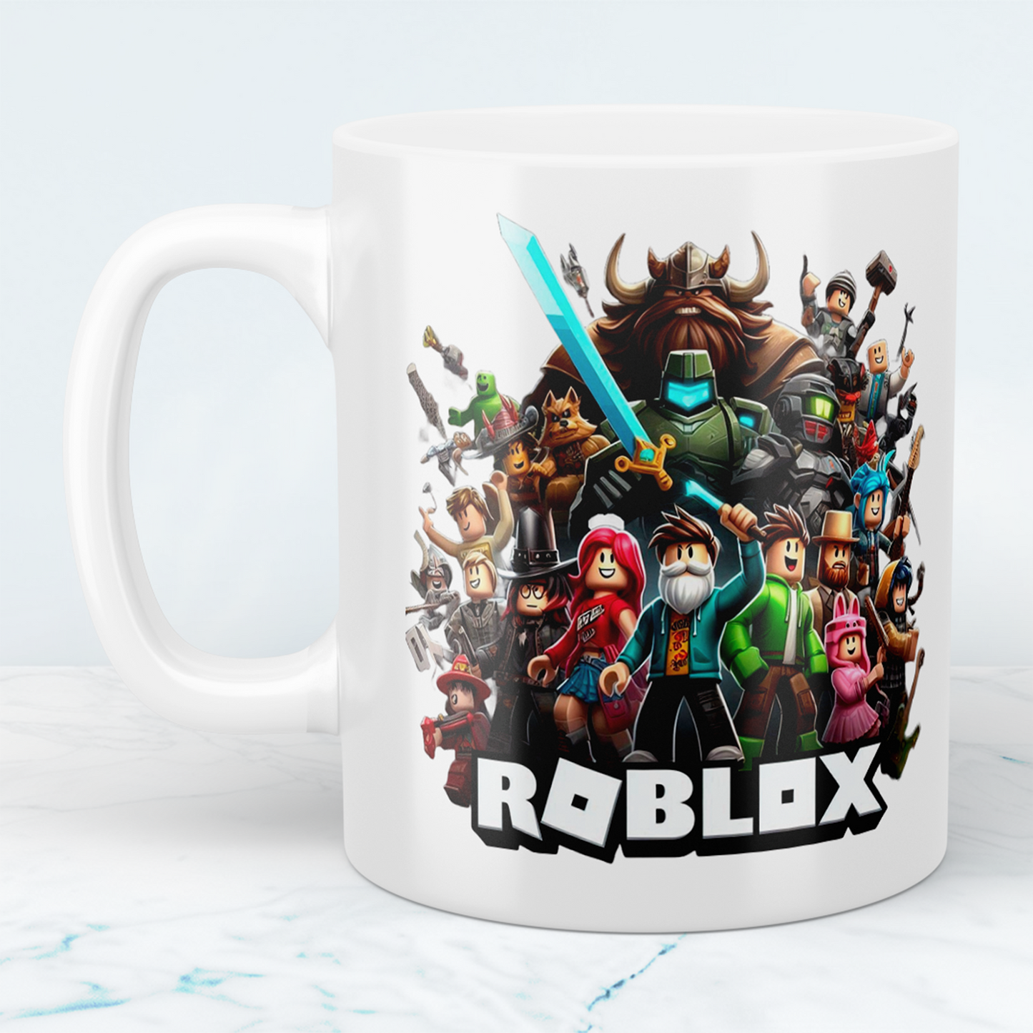 Roblox Tasse Motiv 4 – Lustige Keramiktasse für Gamer | Perfektes Geschenk für Roblox-Fans | 330 ml