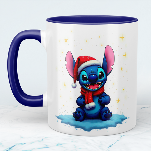 Jingle Bells und Stitch – Die ideale Tasse für festliche Trinkpausen!