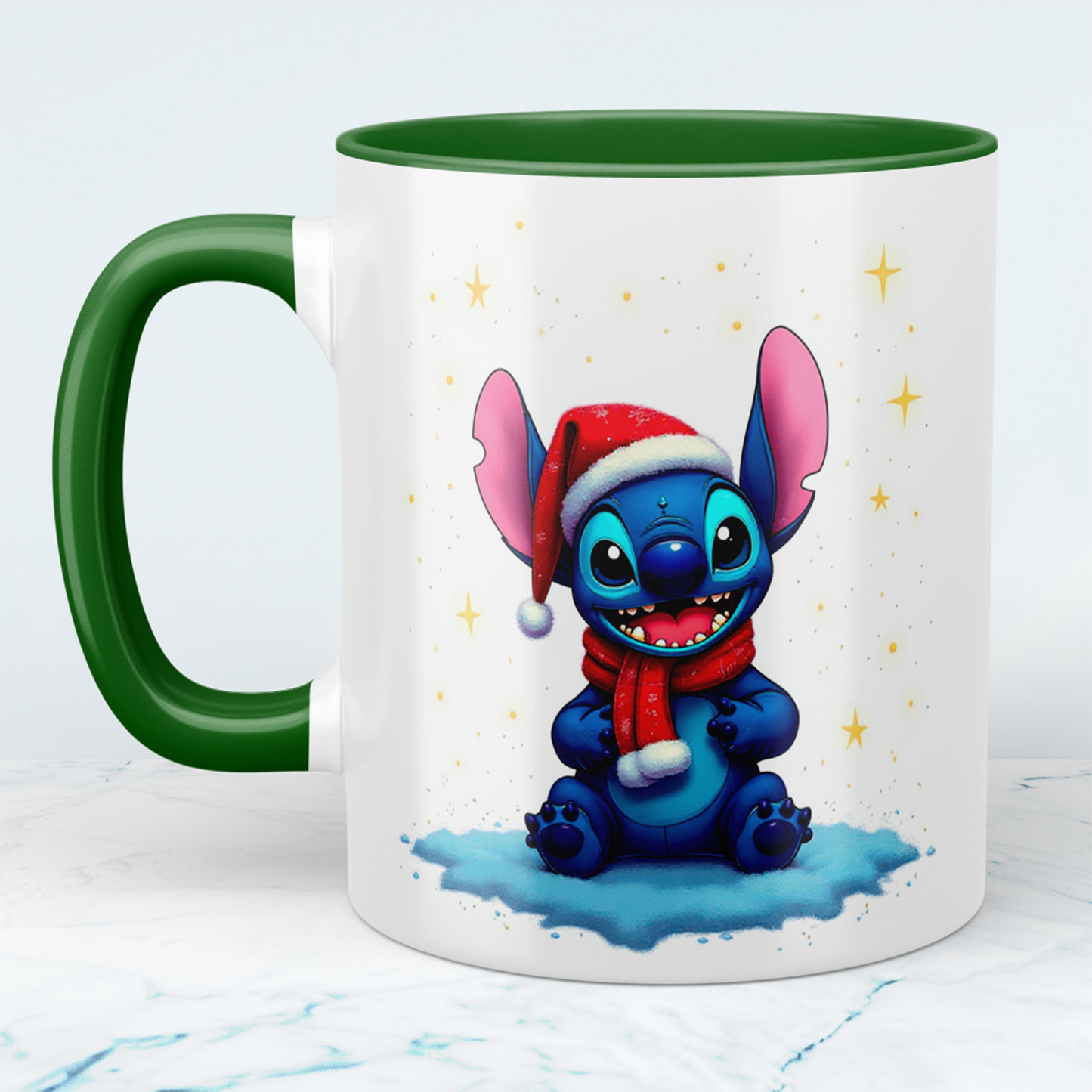 Jingle Bells und Stitch – Die ideale Tasse für festliche Trinkpausen!