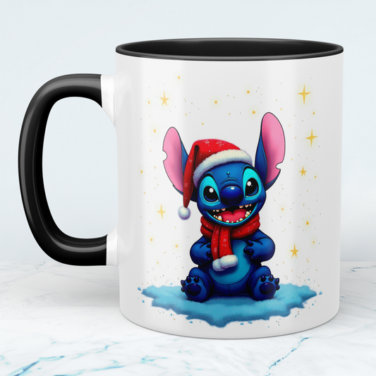 Jingle Bells und Stitch – Die ideale Tasse für festliche Trinkpausen!