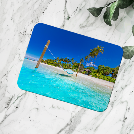 Hochwertiges Mauspad mit Strandfoto – Perfekt für ein entspanntes Arbeits- oder Gaming-Erlebnis