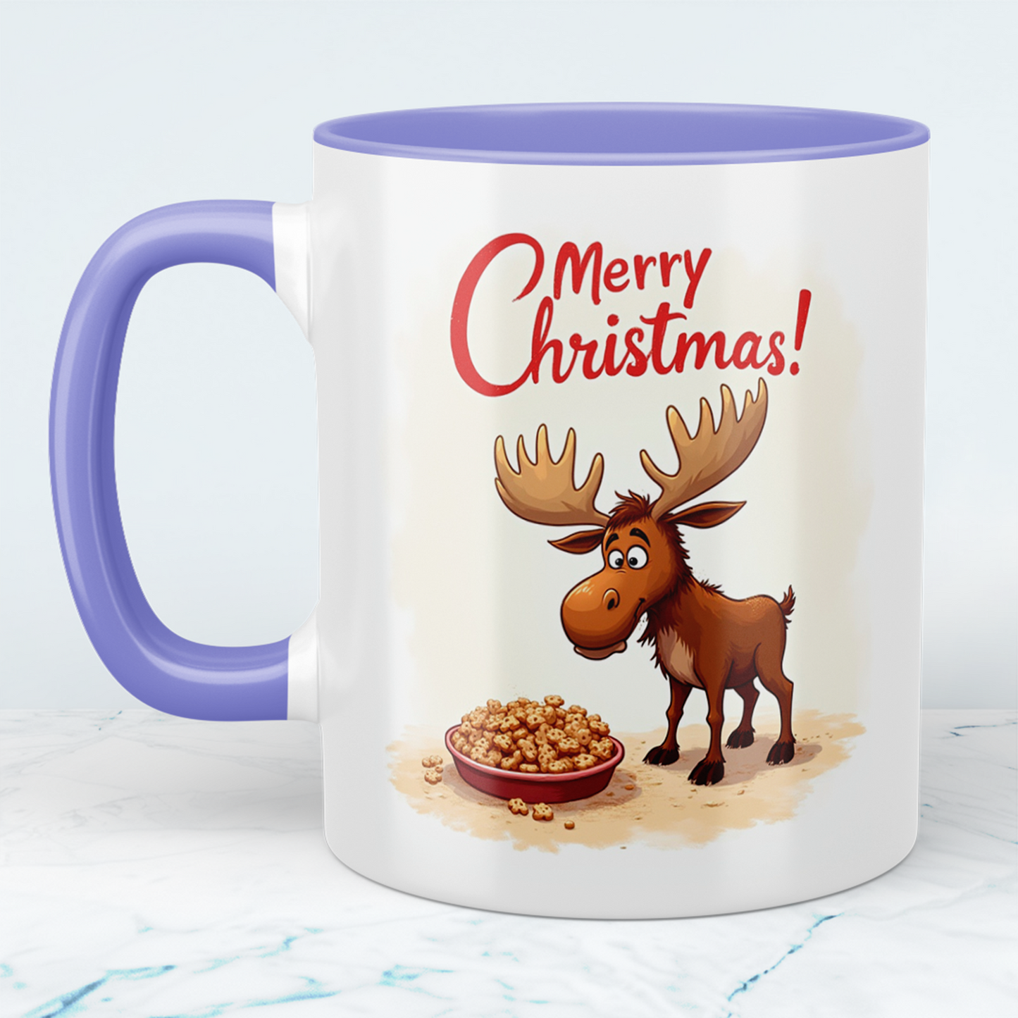 Weihnachtstasse mit witzigem Elch – Das perfekte Geschenk für Weihnachtsliebhaber!