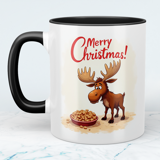 Weihnachtstasse mit witzigem Elch – Das perfekte Geschenk für Weihnachtsliebhaber!