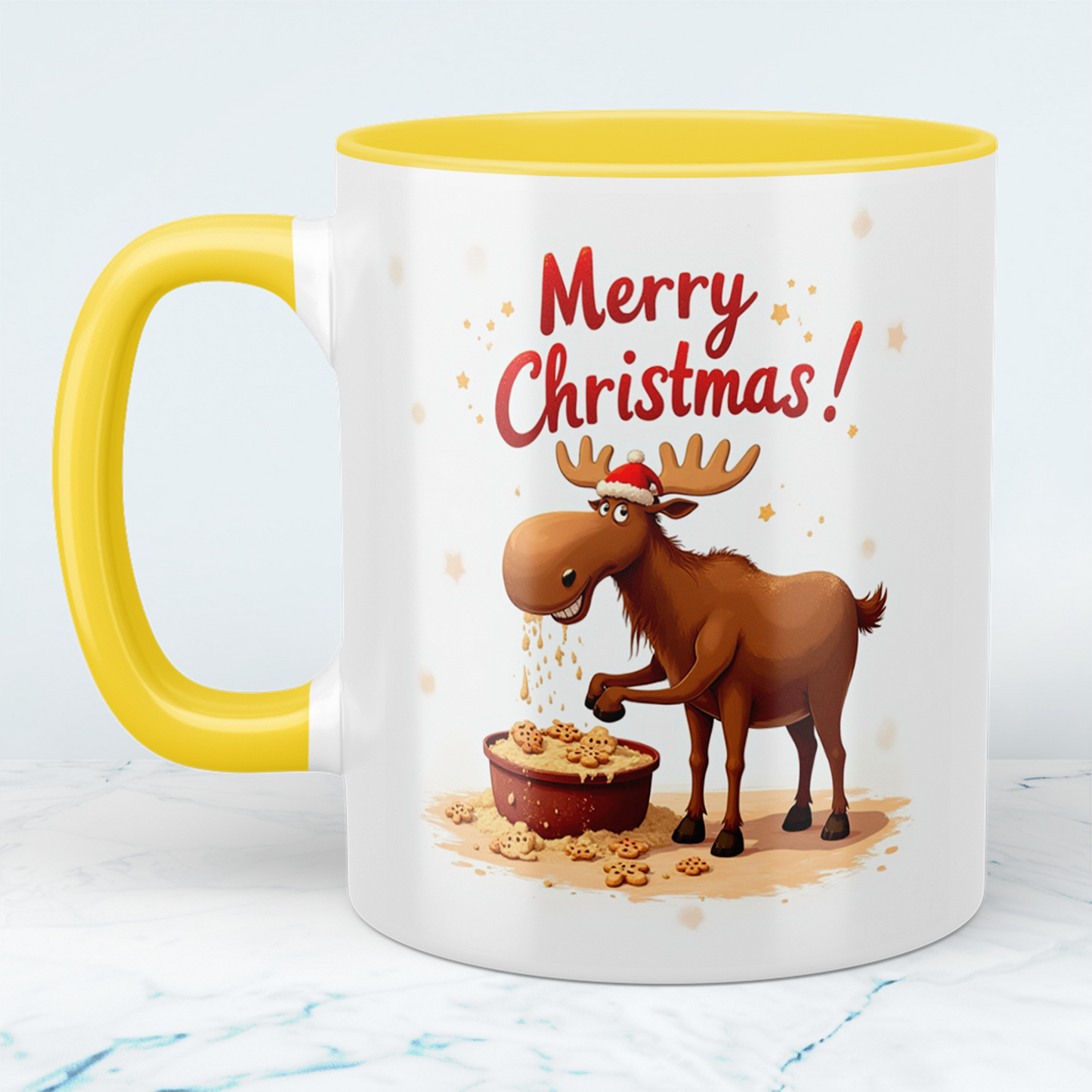 Lustige Merry Christmas Elch-Tasse – Geschenkidee für die festliche Saison!