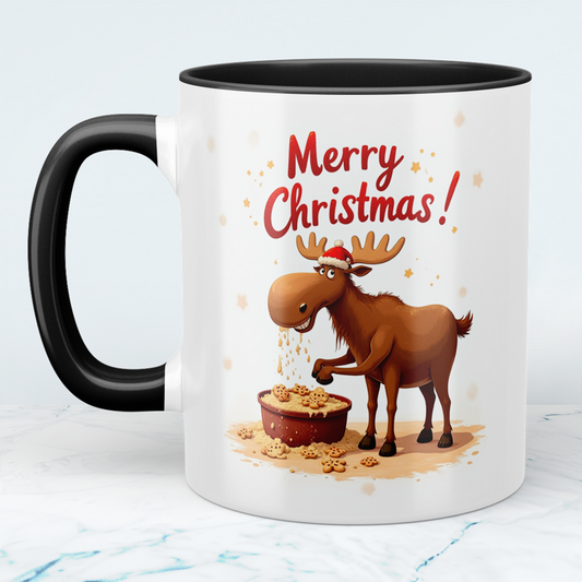 Lustige Merry Christmas Elch-Tasse – Geschenkidee für die festliche Saison!