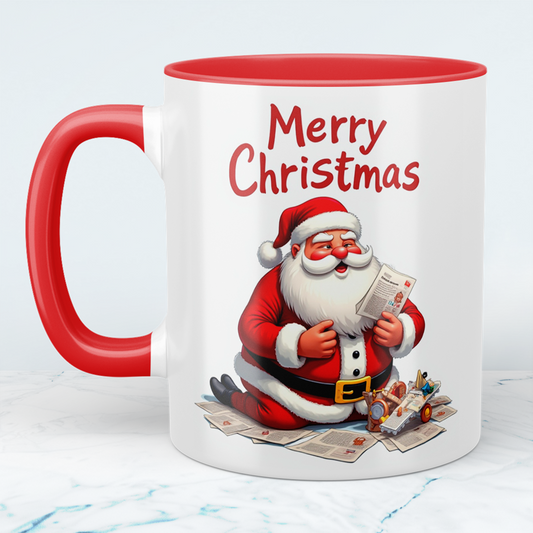 Lustige Weihnachts-Tasse mit Weihnachtsmann-Design – Perfektes Geschenk für ein fröhliches Merry Christmas!