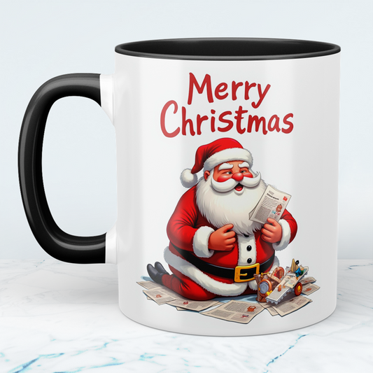 Lustige Weihnachts-Tasse mit Weihnachtsmann-Design – Perfektes Geschenk für ein fröhliches Merry Christmas!