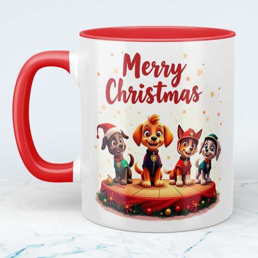 Lustige Weihnachts-Tasse mit Paw Patrol Design – Perfektes Geschenk für ein fröhliches Merry Christmas!