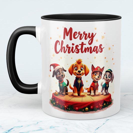 Lustige Weihnachts-Tasse mit Paw Patrol Design – Perfektes Geschenk für ein fröhliches Merry Christmas!