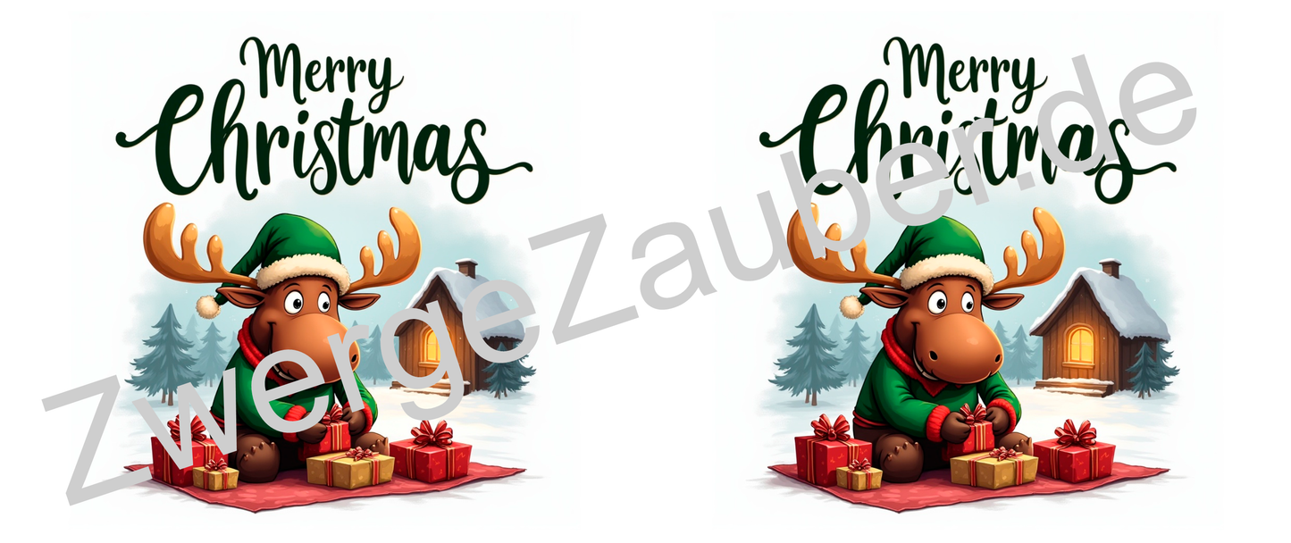 Lustige Weihnachtselch-Tasse – Bedruckte Weihnachtstasse als perfektes Geschenk für die Festtage!