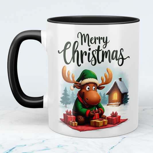 Lustige Weihnachtselch-Tasse – Bedruckte Weihnachtstasse als perfektes Geschenk für die Festtage!