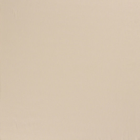 Rib Jersey Stoff Uni Beige 0,5m