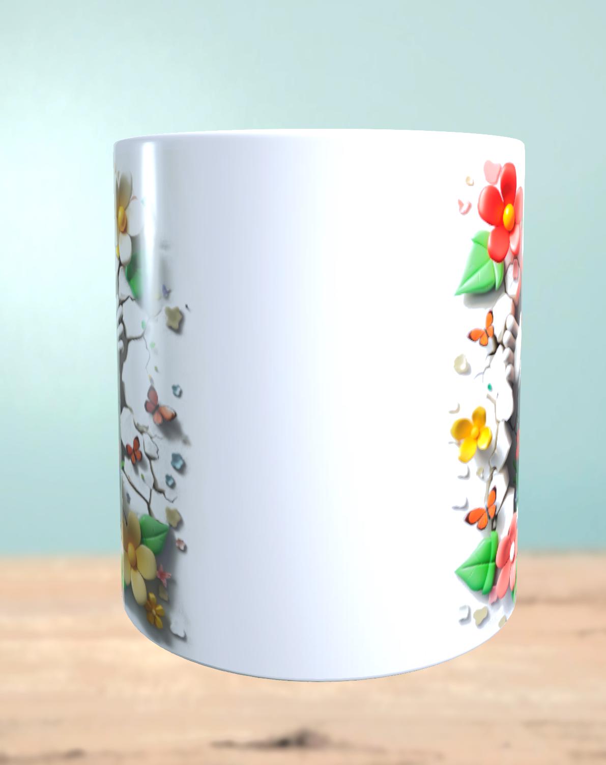 Tasse mit 3D-Effekt Super Mario Motiv 5 Sublimationsaufdruck, Tassengröße 11oz (330 ml), schönes Motiv, versch. Farben auswählbar