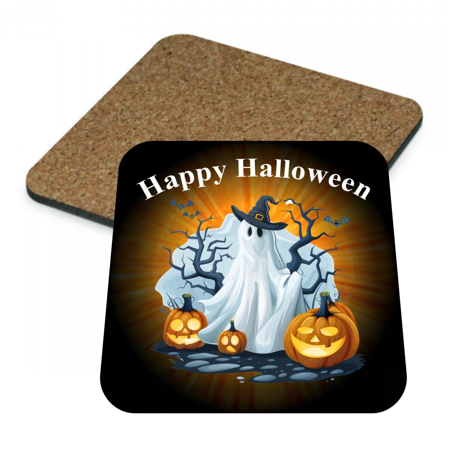 Lustiger Kork Untersetzer für Halloween, Geschenk, versch. Motive