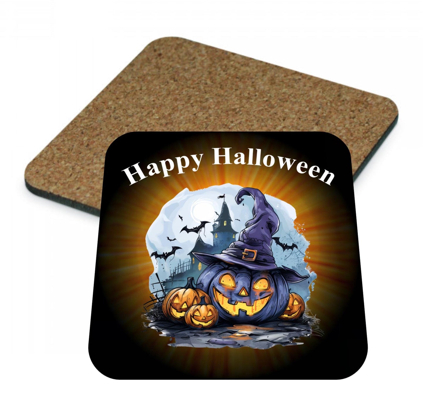 Lustiger Kork Untersetzer für Halloween, Geschenk, versch. Motive