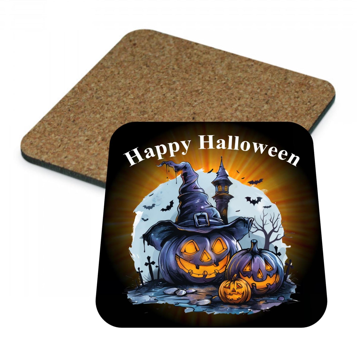 Lustiger Kork Untersetzer für Halloween, Geschenk, versch. Motive
