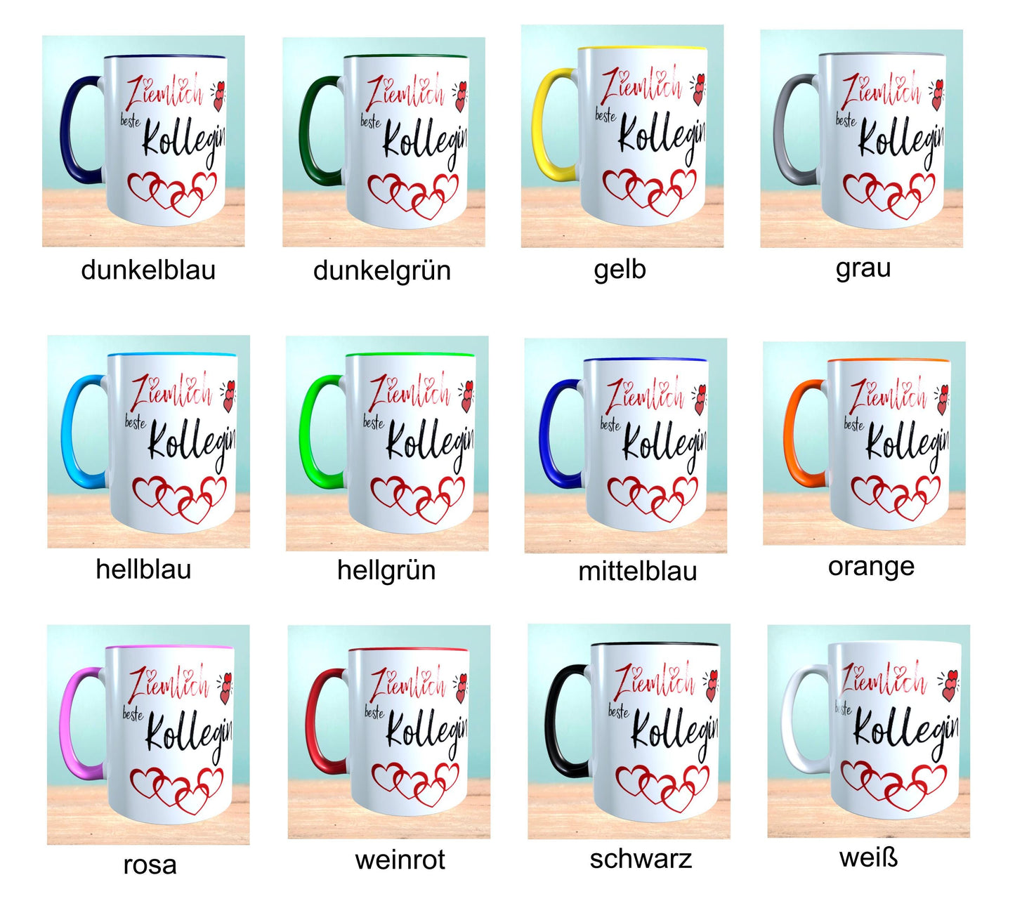 Pretty Best Colleague Mug Perfect gift for friends and work colleagues Funny coffee mug for the office and everyday life