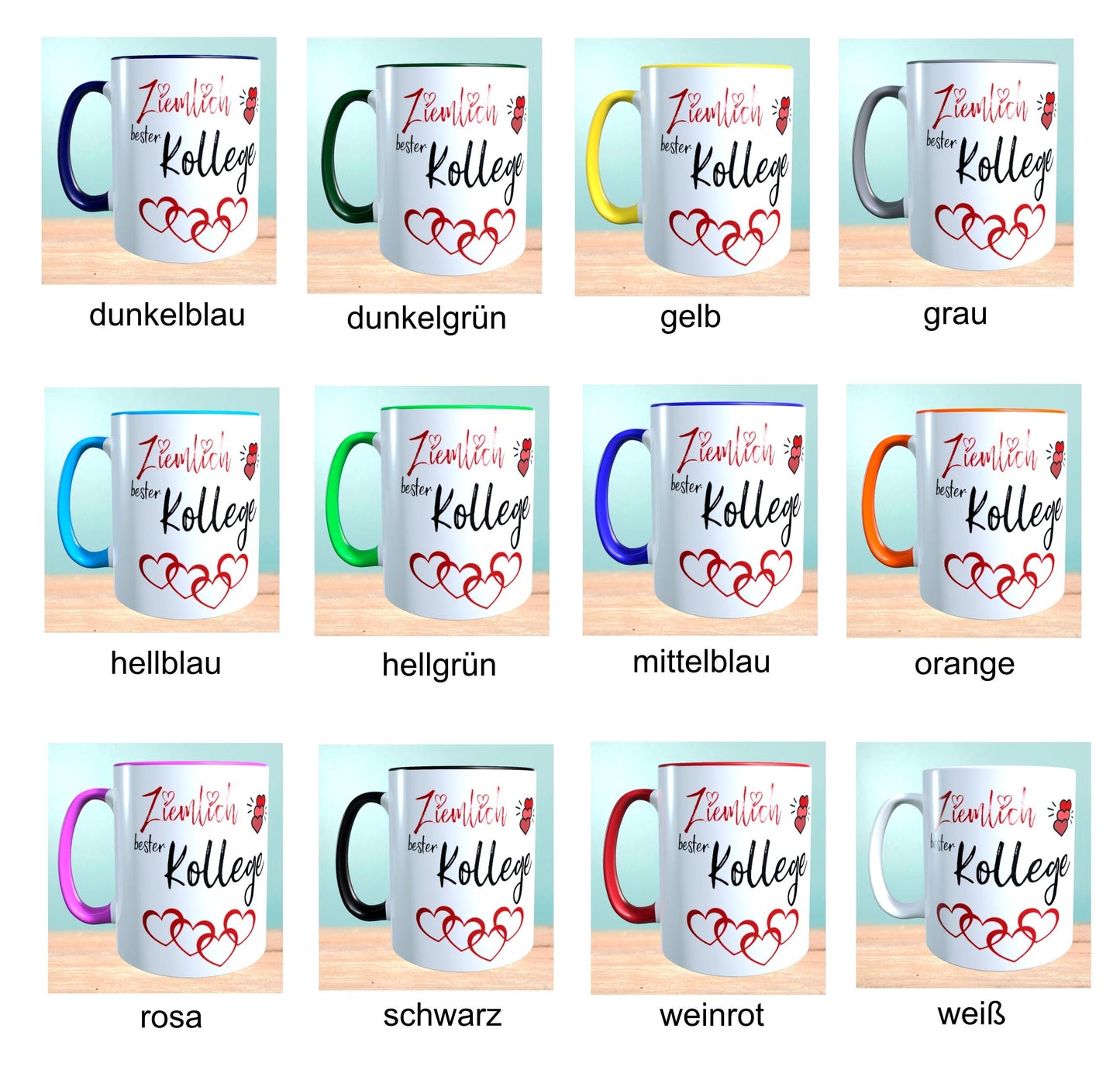 Pretty Best Colleague Mug Perfect gift for friends and work colleagues Funny coffee mug for office and everyday life