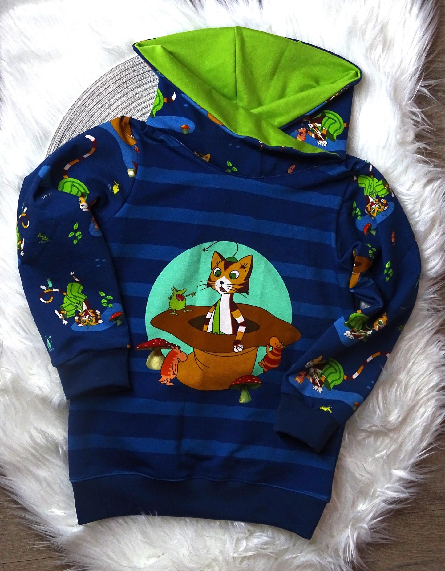 Niedlicher Pullover mit Findus dem kleinen Kater
