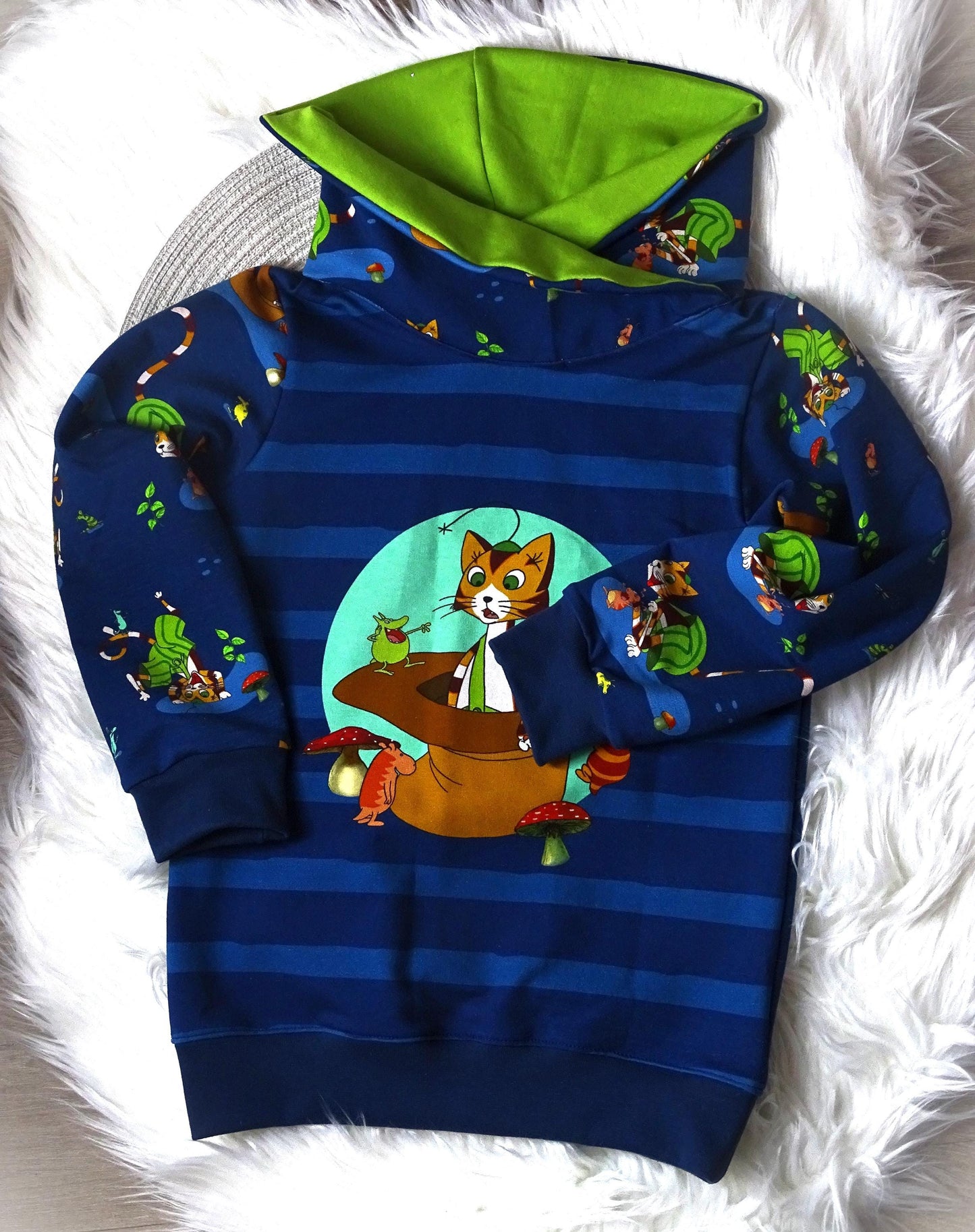 Niedlicher Pullover mit Findus dem kleinen Kater