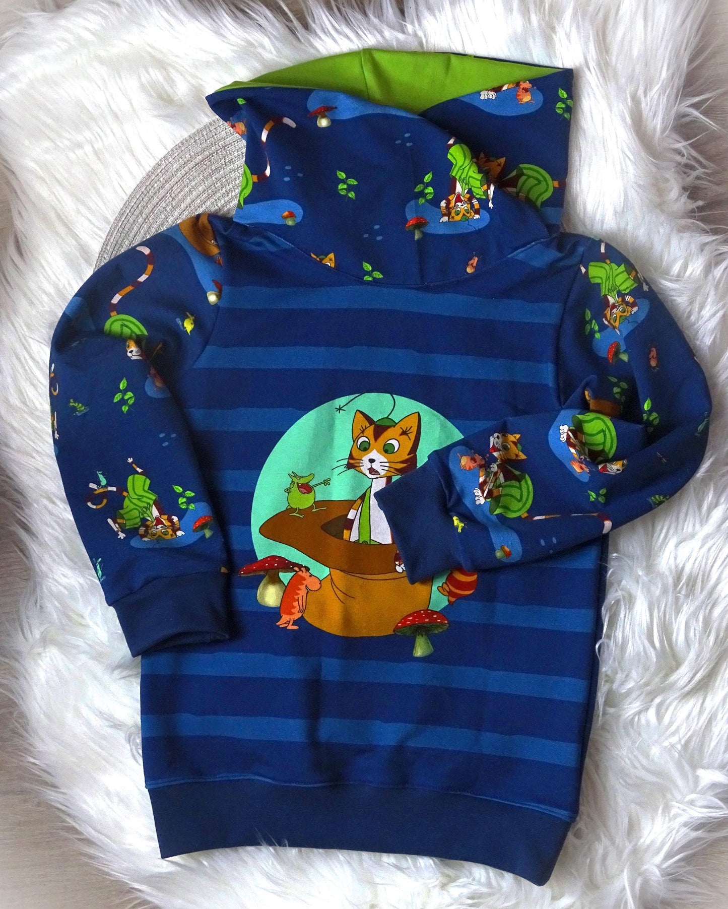 Niedlicher Pullover mit Findus dem kleinen Kater