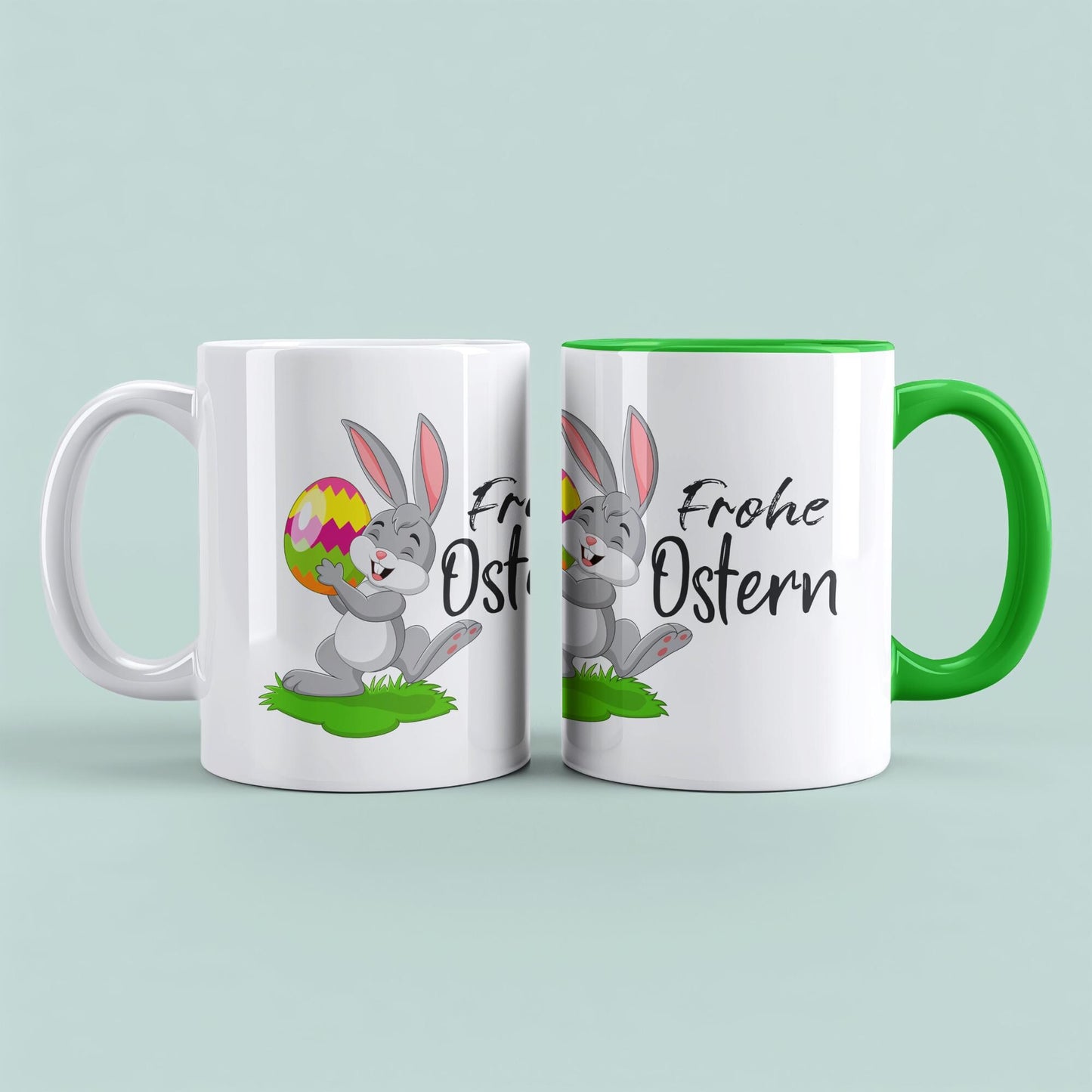 Frohe Ostern! Charmante Tasse für die Feiertage, versch. Farben, Happy Easter