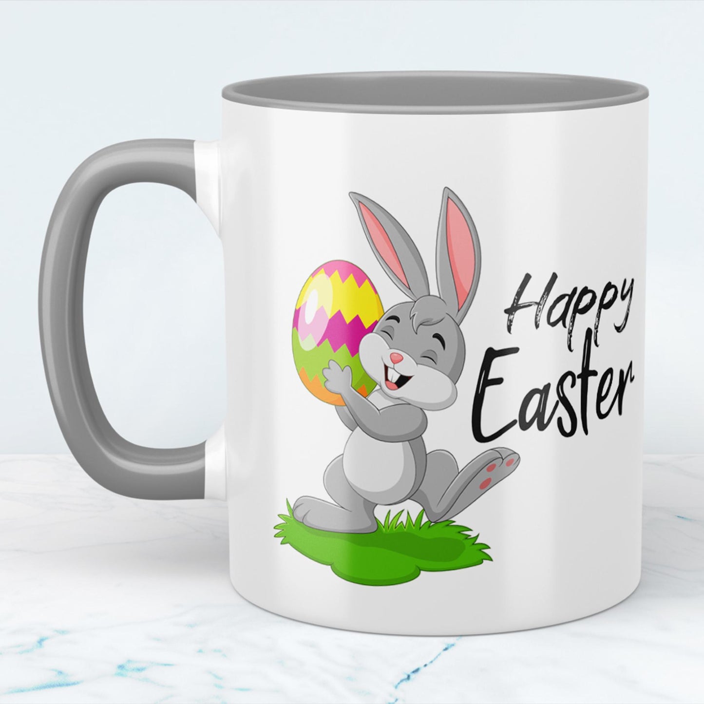 Frohe Ostern! Charmante Tasse für die Feiertage, versch. Farben, Happy Easter