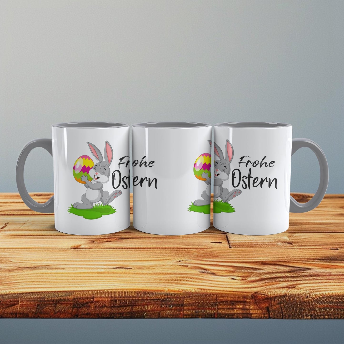Frohe Ostern! Charmante Tasse für die Feiertage, versch. Farben, Happy Easter