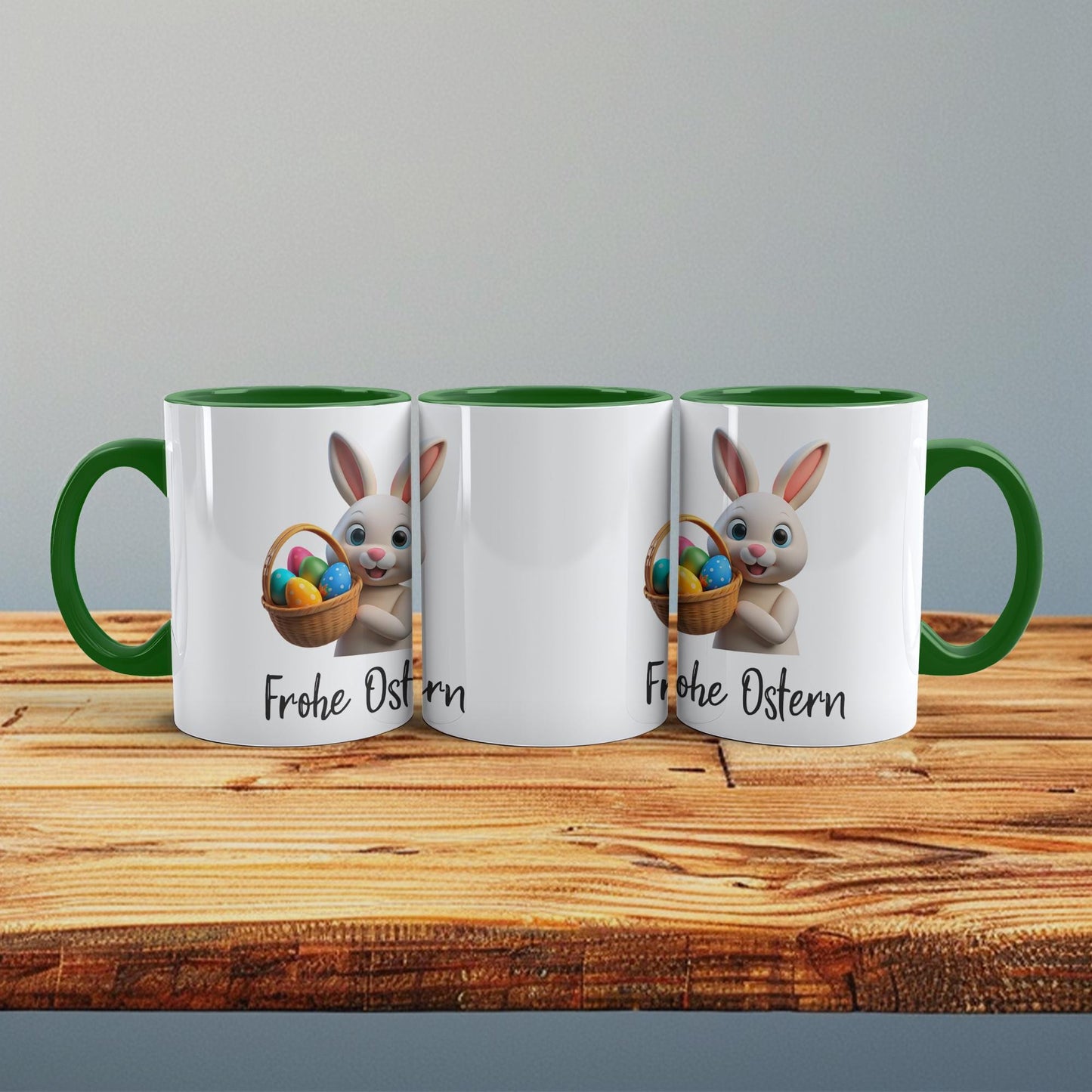 Osterkaffee Tasse Frohe Ostern Liebevoll gestaltet für die Feiertage, versch. Farben, Happy Easter