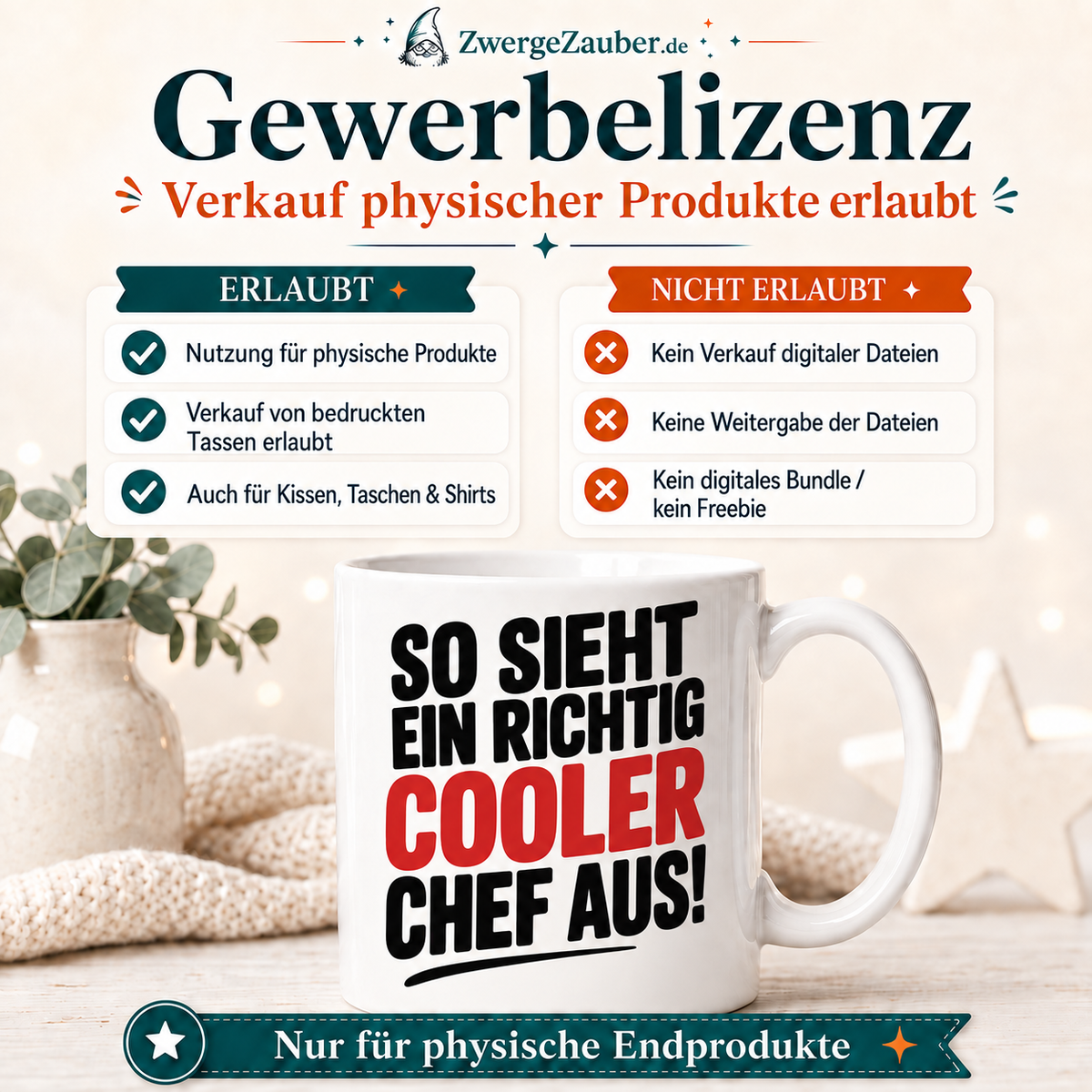 ZwergeZauber Tassendesign So sieht ein richtig cooler Chef aus – Verkaufsbild 4