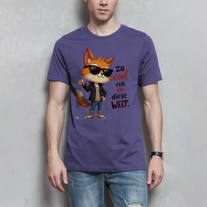 Herren T-Shirt „Zu cool für diese Welt“ – Lustiges Sprüche Shirt mit Coolness