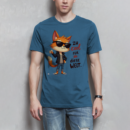 Herren T-Shirt „Zu cool für diese Welt“ – Lustiges Sprüche Shirt mit Coolness
