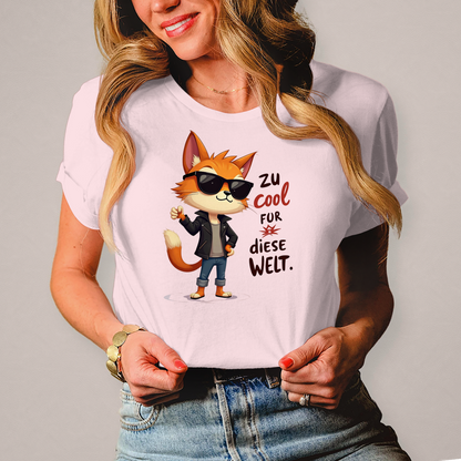 Damen T-Shirt „Zu cool für diese Welt“ – Lustiges Sprüche & Statement Shirt