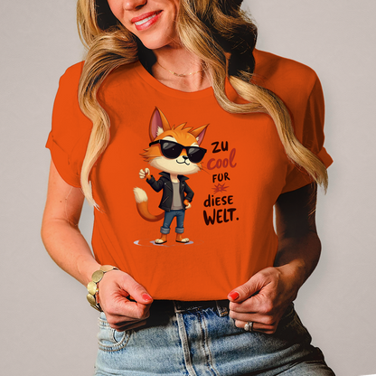 Damen T-Shirt „Zu cool für diese Welt“ – Lustiges Sprüche & Statement Shirt
