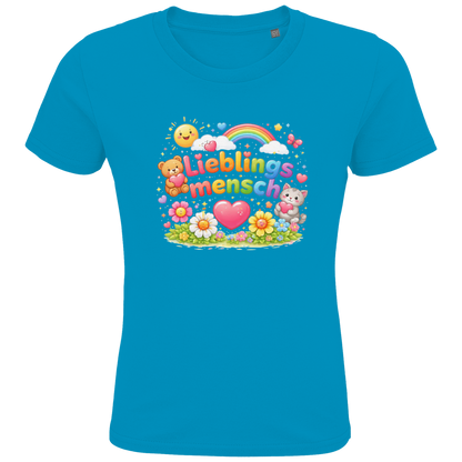 Kinder Bio T-Shirt „Lieblingsmensch“ – Premium Shirt für Jungen & Mädchen