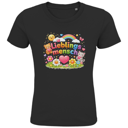 Kinder Bio T-Shirt „Lieblingsmensch“ – Premium Shirt für Jungen & Mädchen