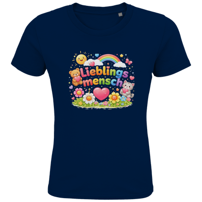 Kinder Bio T-Shirt „Lieblingsmensch“ – Premium Shirt für Jungen & Mädchen