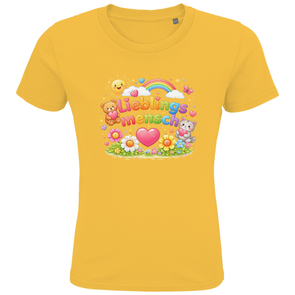Kinder Bio T-Shirt „Lieblingsmensch“ – Premium Shirt für Jungen & Mädchen