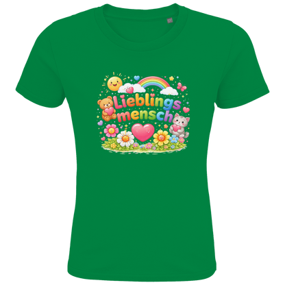 Kinder Bio T-Shirt „Lieblingsmensch“ – Premium Shirt für Jungen & Mädchen