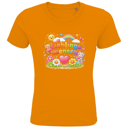 Kinder Bio T-Shirt „Lieblingsmensch“ – Premium Shirt für Jungen & Mädchen