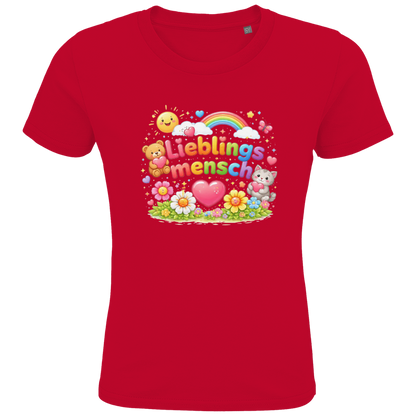 Kinder Bio T-Shirt „Lieblingsmensch“ – Premium Shirt für Jungen & Mädchen