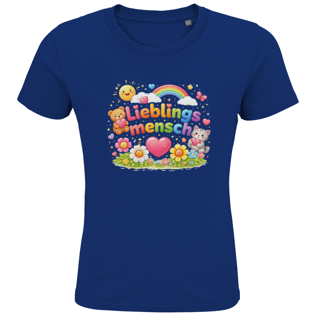 Kinder Bio T-Shirt „Lieblingsmensch“ – Premium Shirt für Jungen & Mädchen