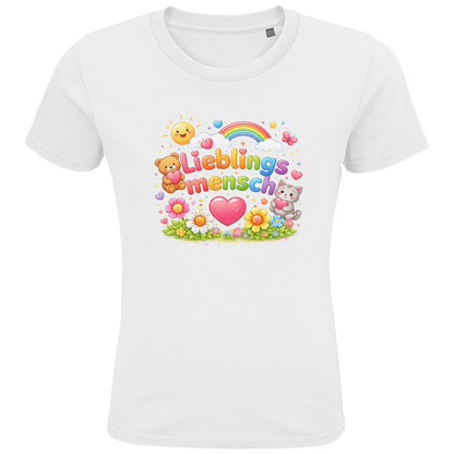 Kinder Bio T-Shirt „Lieblingsmensch“ – Premium Shirt für Jungen & Mädchen
